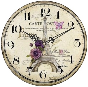 R5 RELOJ PARIS TORRE EIFEL 29CM